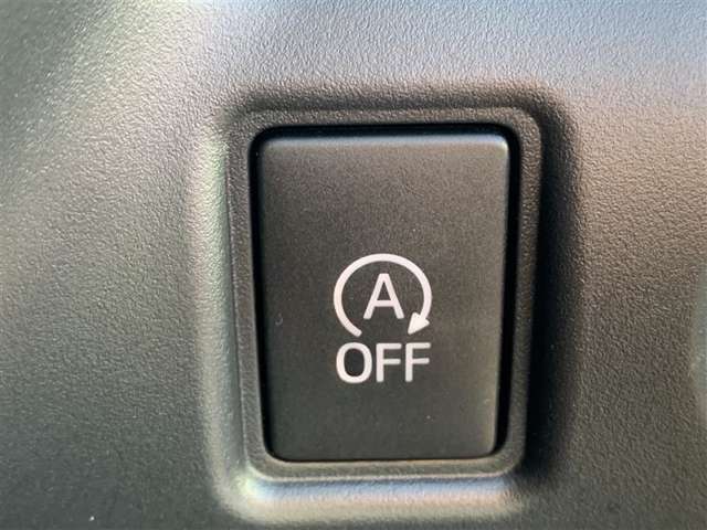 アイドリングストップOFFボタンです。エアコンなど常時使いたいときに使用できます。