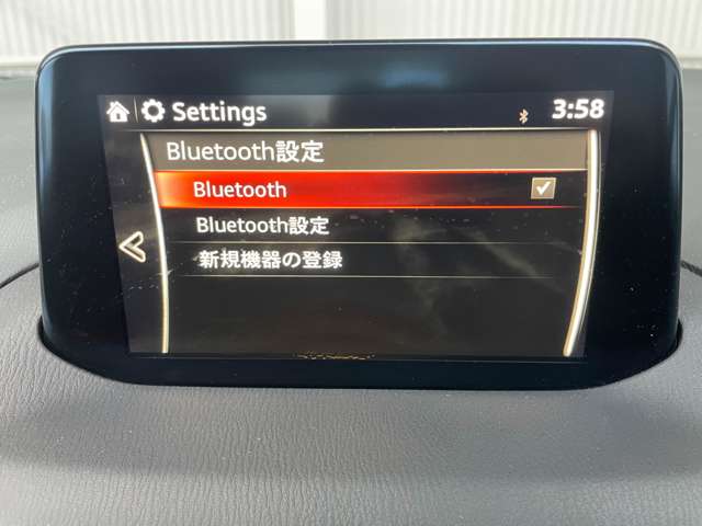 Bluetooth機能が搭載されていますので、運転中に電話がかかってきても応答しやすいです！！
